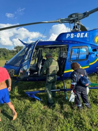 CIOPAER e SAMU unem forças para resgatar idosa em zona rural do Acre
