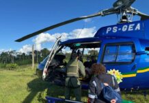 CIOPAER e SAMU unem forças para resgatar idosa em zona rural do Acre CIOPAER e SAMU unem forças para resgatar idosa em zona rural do Acre