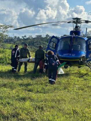 CIOPAER e SAMU unem forças para resgatar idosa em zona rural do Acre