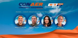 Casos desafiadores no transporte aeromédico será tema de painel no CONAER Casos desafiadores no transporte aeromédico será tema de painel no CONAER