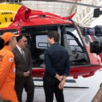 Helicóptero da Saúde de Minas é destaque na Laad 2025 e reforça atendimento aeromédico. Foto: Helibras.