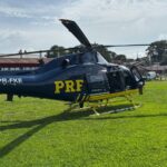 Núcleo de Operações Aéreas da PRF realiza três operações aeromédicas na Região Metropolitana de Curitiba. Foto: PRF.