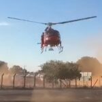 Criança com trauma grave é transferida por equipe aeromédica do SAAV de Arinos para Brasília