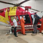 CBMMG e SES mobilizam helicóptero Arcanjo 12 para treinamento da Base Norte do Suporte Aéreo Avançado de Vida em Montes Claros (MG). Foto: Divulgação.