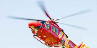 Segundo helicóptero AW169 da Cornwall Air Ambulance chega ao Reino Unido e entra em fase final de testes