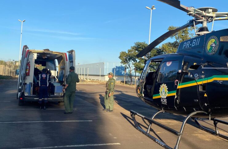 CIOPAER do Acre e SAMU realizam resgate aeromédico de criança com cetoacidose diabética em Brasileia