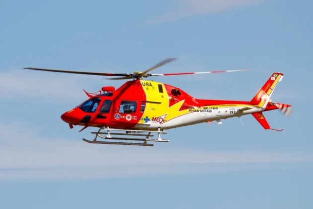 O Arcanjo 12, modelo AW119 Koala, passa a integrar os treinamentos e as operações da Base Norte do Suporte Aéreo Avançado de Vida (SAAV) — @3ceoa.boa.cbmmg