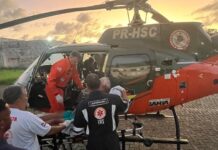 Fênix 2 do CBMBA realiza dois transportes aeromédicos no mesmo dia na região metropolitana de Salvador