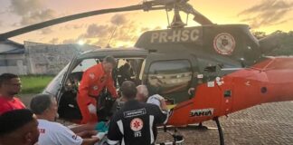 Fênix 2 do CBMBA realiza dois transportes aeromédicos no mesmo dia na região metropolitana de Salvador