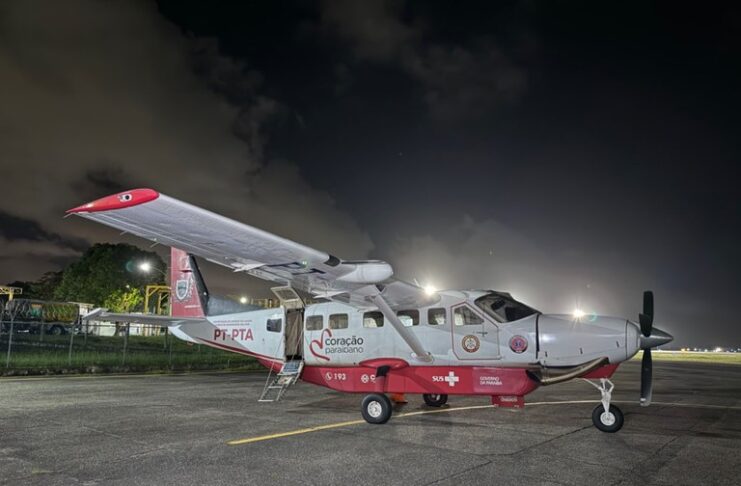 Grupo de Resgate Aeromédico transfere jovem da Paraíba para transplante de medula óssea no Paraná