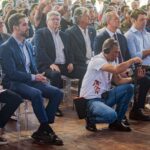 Aeromot lança Pedra Fundamental do AeroCITI; anuncia avião movido a etanol e oferece o Diamond DA 62 MPP para Defesa. Foto: Roberto Caiafa.