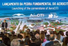 Aeromot lança Pedra Fundamental do AeroCITI, anuncia avião movido a etanol e a produção do Diamond DA 62 MPP