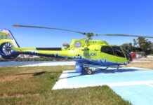 Saúde 02 pousa na Serra das Araras para embarcar equipe médica presa no trânsito e garante transplante Saúde 02 pousa na Serra das Araras para embarcar equipe de médica presa no trânsito e garante transplante. Foto: SOAER.