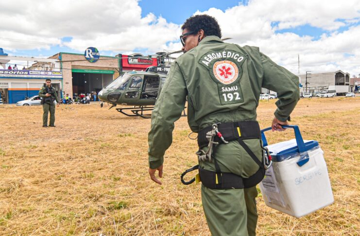 Serviço Aeromédico de Sergipe realiza transporte de órgãos após captação no Hospital Regional de Itabaiana
