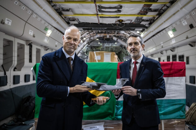 A Embraer entregou a segunda aeronave multimissão C-390 Millennium à Força Aérea Húngara.