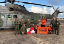 Esquadrão Falcão realiza resgate aeromédico de pescador a 62 milhas da costa no dia de seu 53º aniversário