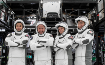 NASA anunciou que fará a primeira evacuação médica da história da Estação Espacial Internacional Crédito da imagem: SpaceX