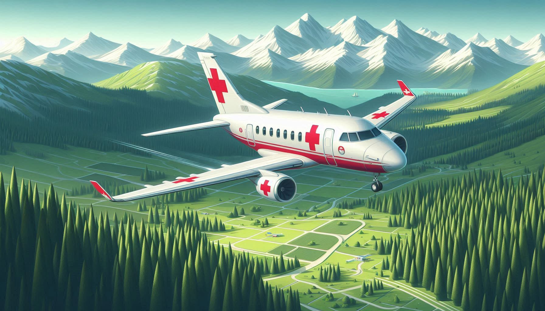 avião ambulância aérea