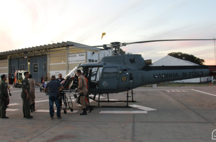 Em 12 anos, helicópteros da Marinha realizaram mais de 260 evacuações aeromédicas no Pantanal
