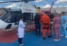 DEA realiza a primeira transferência aeromédica para o Hospital Regional de Palmeira dos Índios, Alagoas