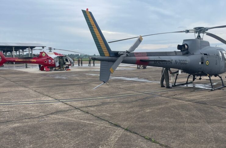 CREMERS lança recomendações inéditas para padronizar o transporte aeromédico no Rio Grande do Sul Operação Abrigo pelo Mar - RS. Foto: Marinha do Brasil.
