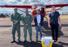 Corpo de Bombeiros do Acre realiza o primeiro transporte de órgãos com seu novo avião Grand Caravan EX