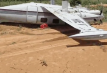 Ambulância aérea sofre acidente durante o pouso em pista de terra em Nova Bandeirantes, MT