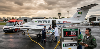 Alta no querosene de aviação pressiona o setor e acende alerta para operações aeromédicas Imagem gerada por Gemini IA.