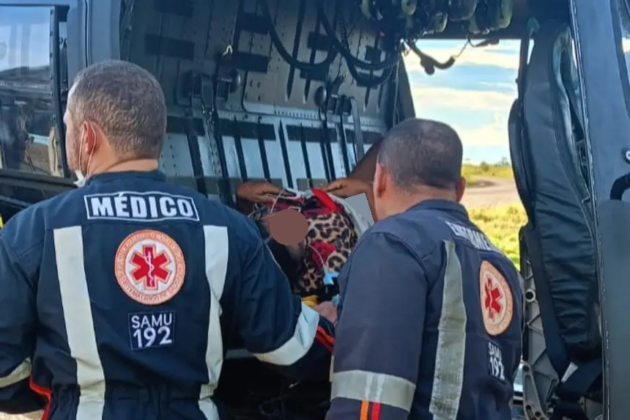 Profissionais do SAMU e GTA realizam parto de emerg&ecirc;ncia em &aacute;rea de dif&iacute;cil acesso no Par&aacute;