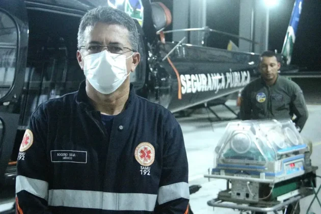 Profissionais do SAMU e GTA realizam parto de emerg&ecirc;ncia em &aacute;rea de dif&iacute;cil acesso no Par&aacute;