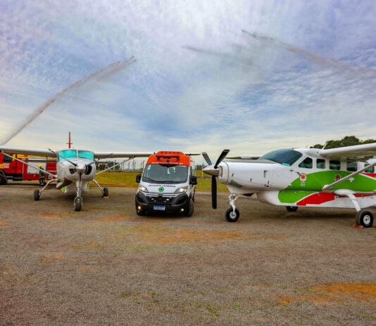 Serviço aeromédico em Joaçaba completa dois anos com 398 missões e cerca de 700 pessoas transportadas Foto: Divulgação / CBMSC