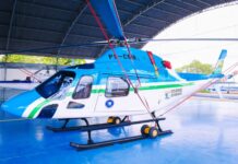 Em ação inédita, governador de Roraima destina helicóptero da governadoria para atender à saúde e à segurança pública