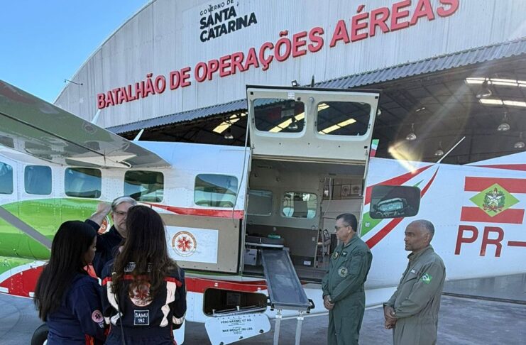 Governo do Piauí estuda modelo catarinense para fortalecer resgate aeromédico do SAMU