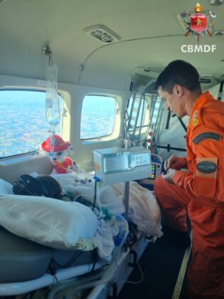 Crian&ccedil;a p&ocirc;de contar com toda a assist&ecirc;ncia da equipe, composta por oficiais e profissionais de sa&uacute;de