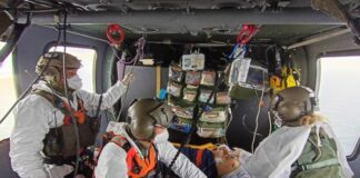 FAB realiza evacuação aeromédica de tripulante em navio a 260 km da costa do Rio Grande do Sul FAB realiza evacuação aeromédica de tripulante em navio a 260 km da costa do Rio Grande do Sul