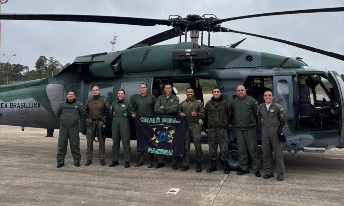 FAB realiza evacua&ccedil;&atilde;o aerom&eacute;dica de tripulante em navio a 260 km da costa do Rio Grande do Sul