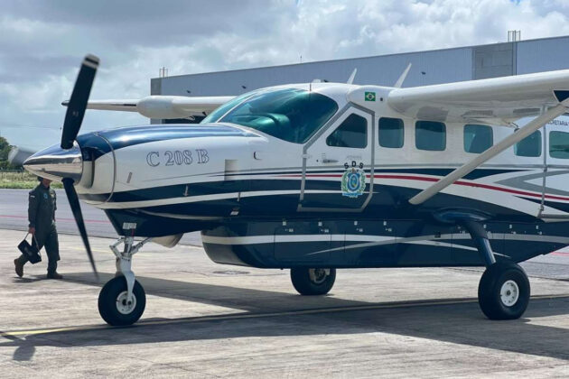 Avi&atilde;o Cessna Grand Caravan (Foto: Divulga&ccedil;&atilde;o/SDS-PE)