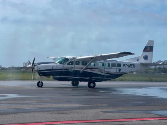 Avi&atilde;o Cessna Grand Caravan (Foto: Divulga&ccedil;&atilde;o/SDS-PE)