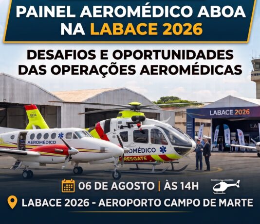 ABOA realizará painel sobre operações aeromédicas na LABACE 2026