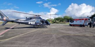 PRF e SAMU Recife realizaram o 100º atendimento aeromédico em Pernambuco em 2026 PRF e SAMU Recife realizam 100⁰ atendimento aeromédico em Pernambuco no ano de 2026