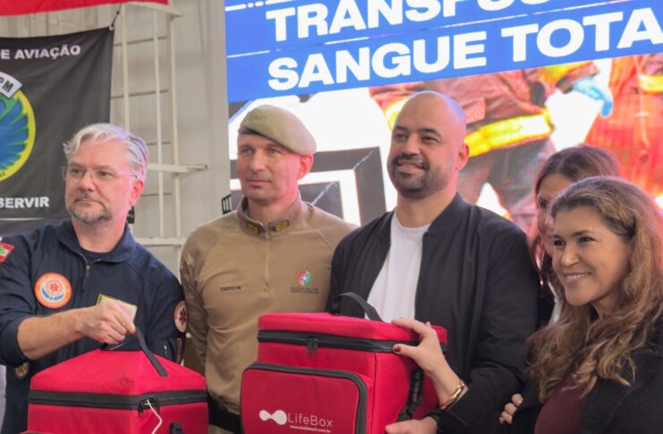Santa Catarina amplia Programa Sangue Total para Lages e agiliza transfusões em atendimentos aeromédicos Estado amplia Sangue Total para Lages e agiliza transfusões em emergências. Fotos: Marcos Heitor.